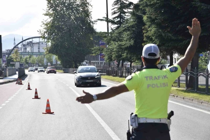 Ordu’da bir haftada yaklaşık 10 bin araç denetlendi
