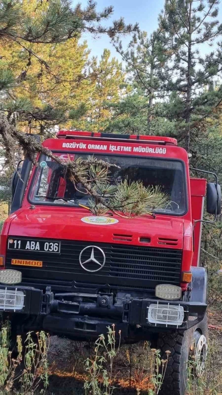 Orman yangını büyümeden söndürüldü
