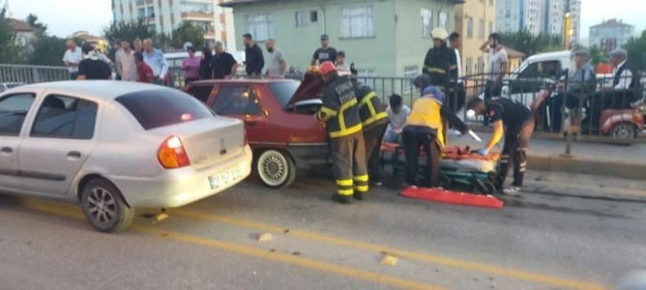 Osmancık köprüsünde trafik kazası: 3 yaralı
