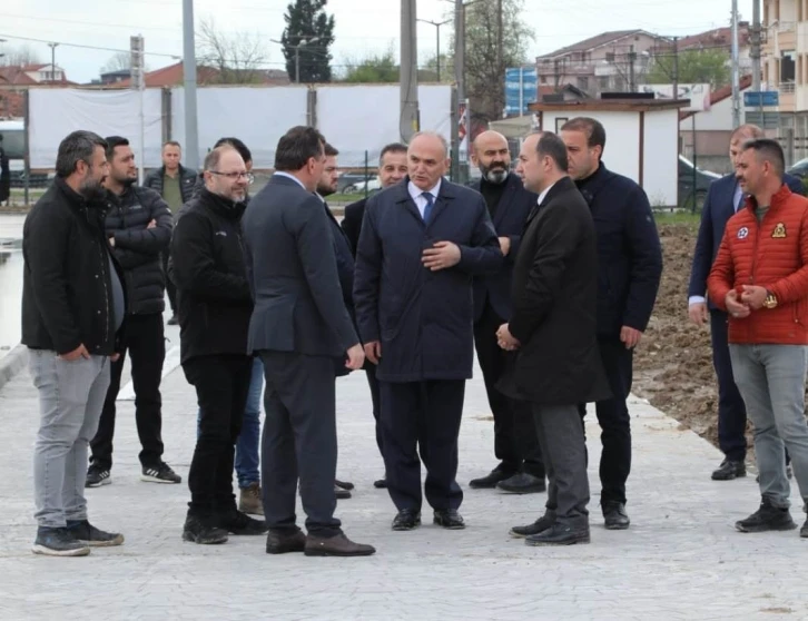 Park açılışı olumsuz hava şartlarına takıldı
