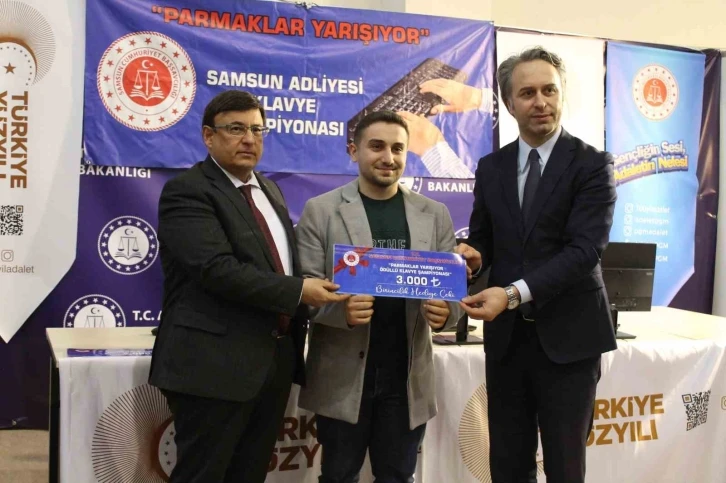 Parmaklar yarıştı, kazananlar ödüllerini aldı
