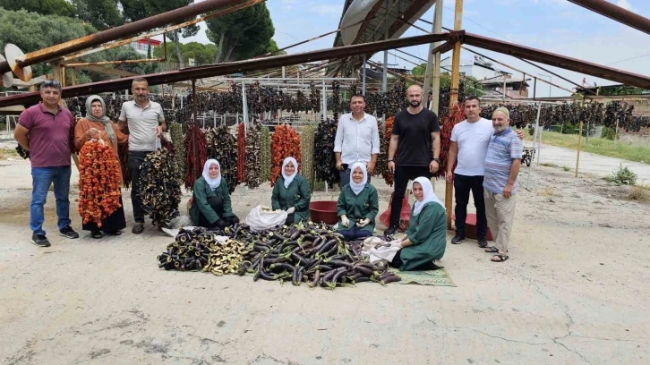 Patlıcan Vadisi’nde renkli görüntüler
