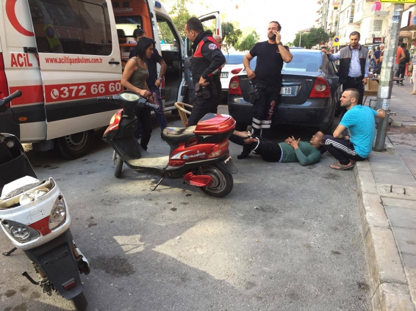 Polis baba kendisine saldıran oğlunu vurdu