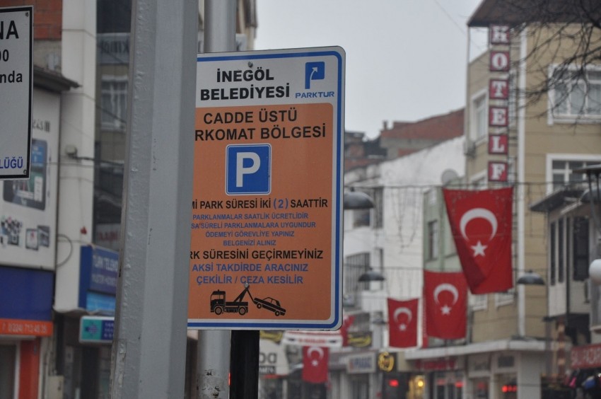 İnegöl'de parkomat sistemi Büyükşehir'e geçti