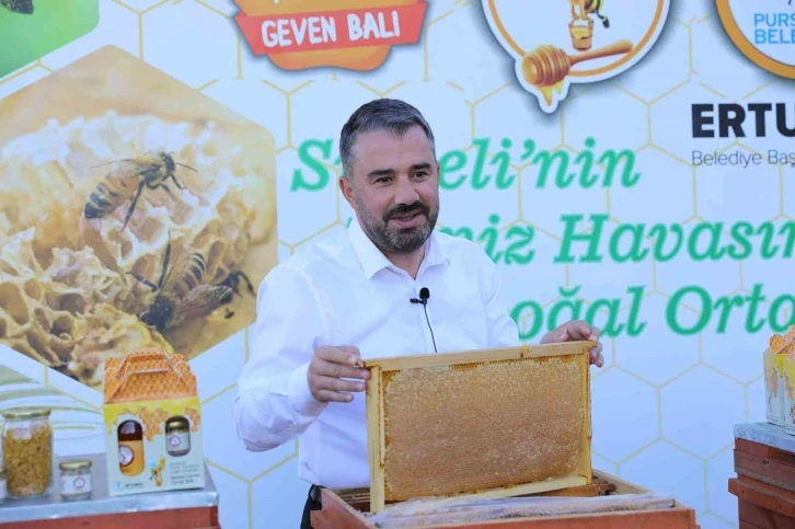 Pursaklar’da üretilen geven balı astıma şifa
