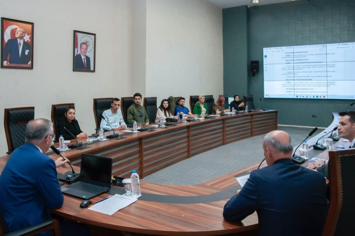 Rektör Levent öğrenci temsilcileri ile bir araya geldi
