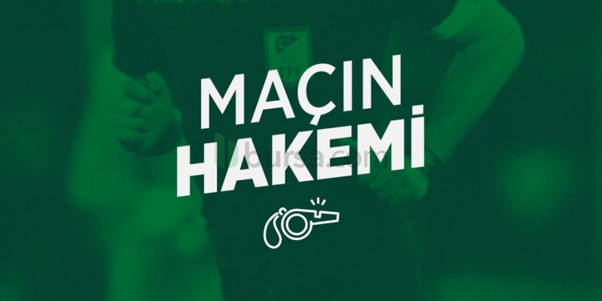 Bursaspor Bandırmaspor maçı hakemi açıklandı 