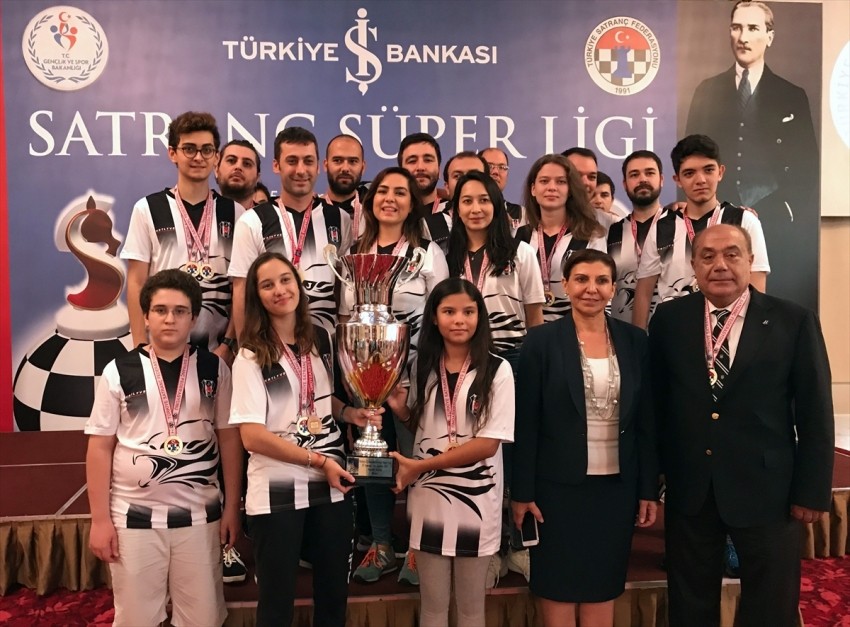 Beşiktaş satrançta Türkiye şampiyonu