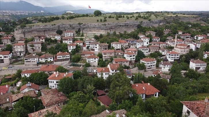 Safranbolu'da bahçe ve balkonlar 