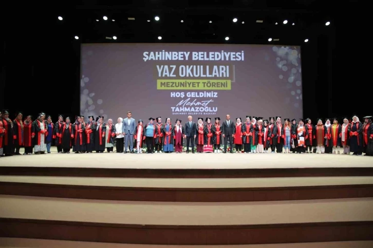 Şahinbey’de yaz okulu mezuniyet töreni düzenlendi
