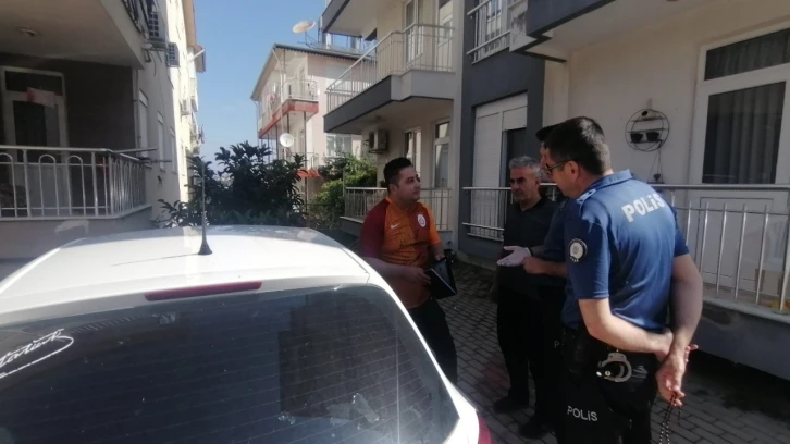 Şampiyonluk kutlamasının sabahında aracının başında polisleri görünce şaşkına döndü
