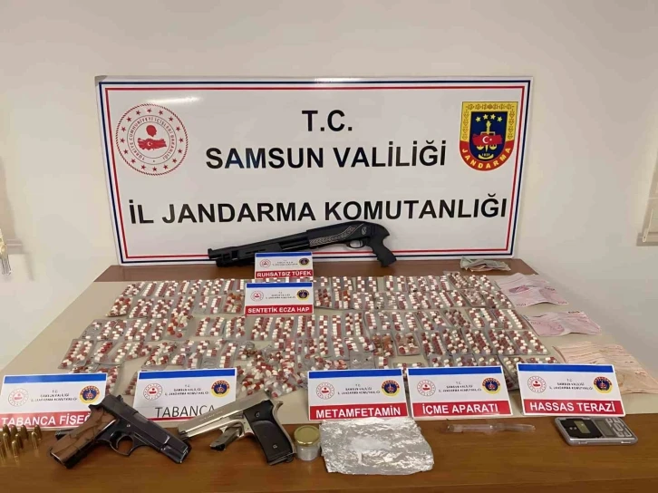 Samsun’da jandarmadan uyuşturucu operasyonu: 5 gözaltı
