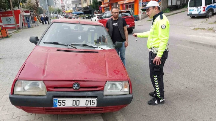 Samsun’da otomobilin çarptığı yaya yaralandı
