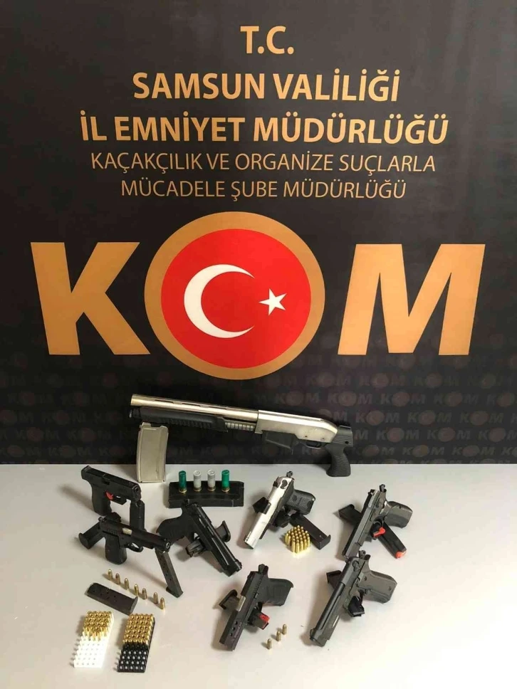 Samsun’da silah operasyonu: 2 gözaltı
