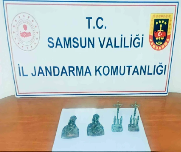 Samsun ’da tarihi eser ele geçirildi
