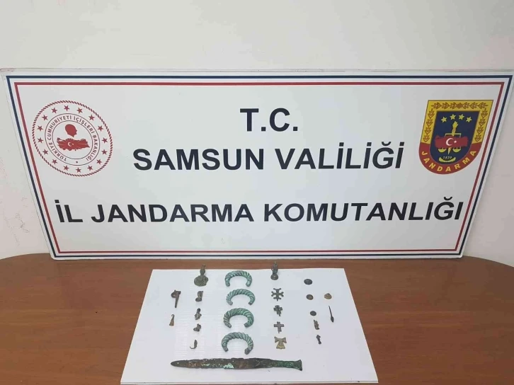 Samsun’da tarihi eser operasyonu: 2 gözaltı
