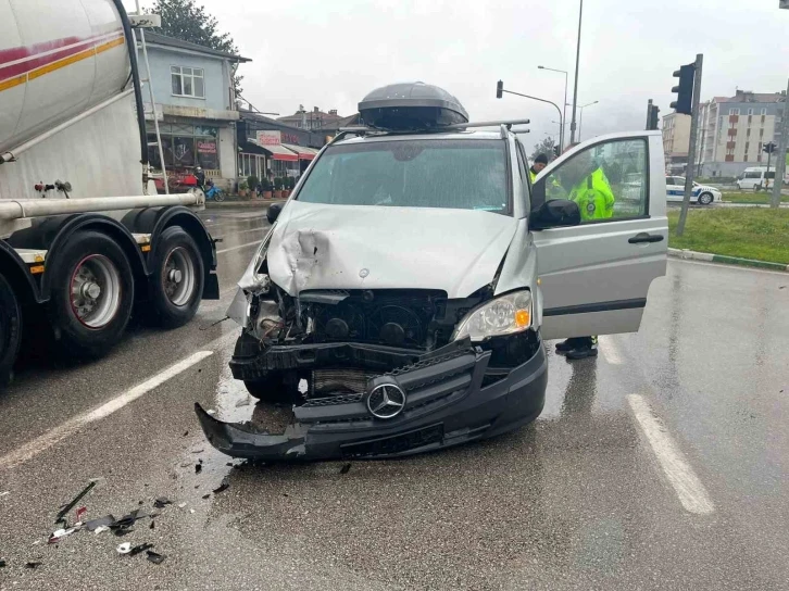 Samsun’da trafik kazası: 2 yaralı
