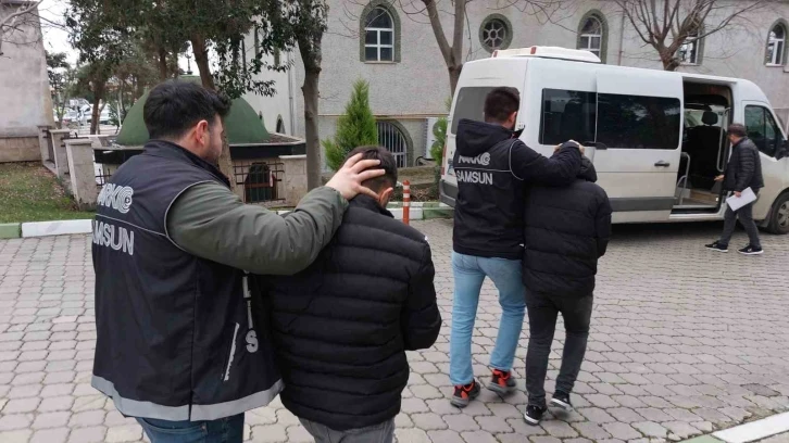 Samsun’da uyuşturucu ticaretinden 2 kişi tutuklandı