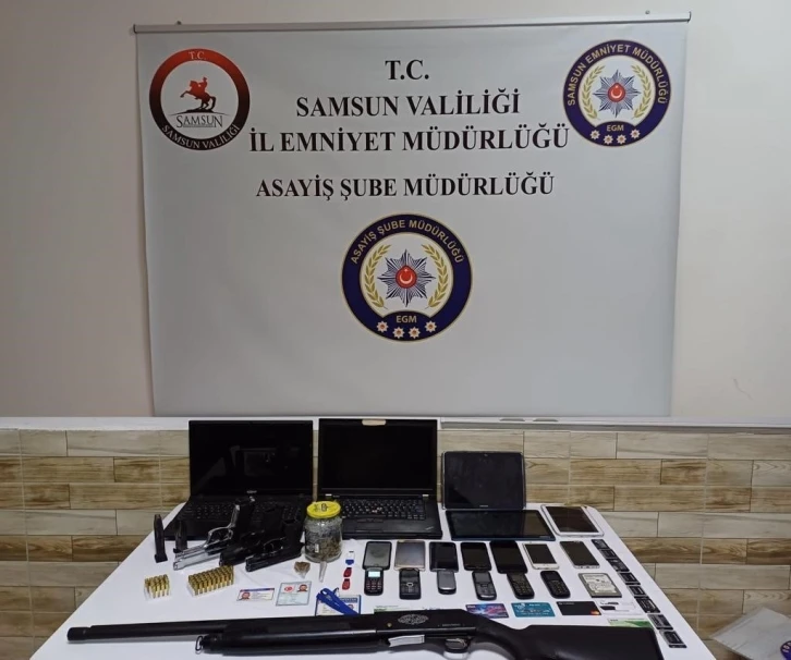 Samsun merkezli Bursa dahil 6 ilde  internet dolandırıcılığı operasyonu