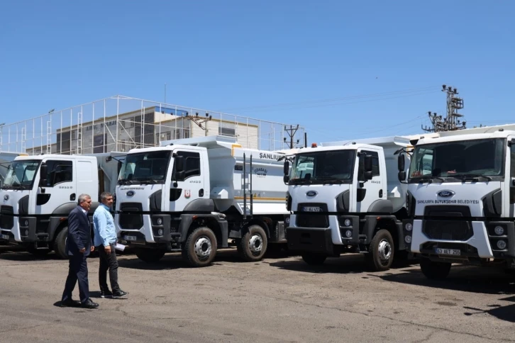 Şanlıurfa’da belediye 40 yeni araç aldı
