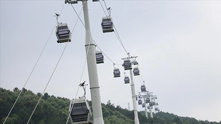 Sapanca turizmine değer katacak teleferik hizmete girdi