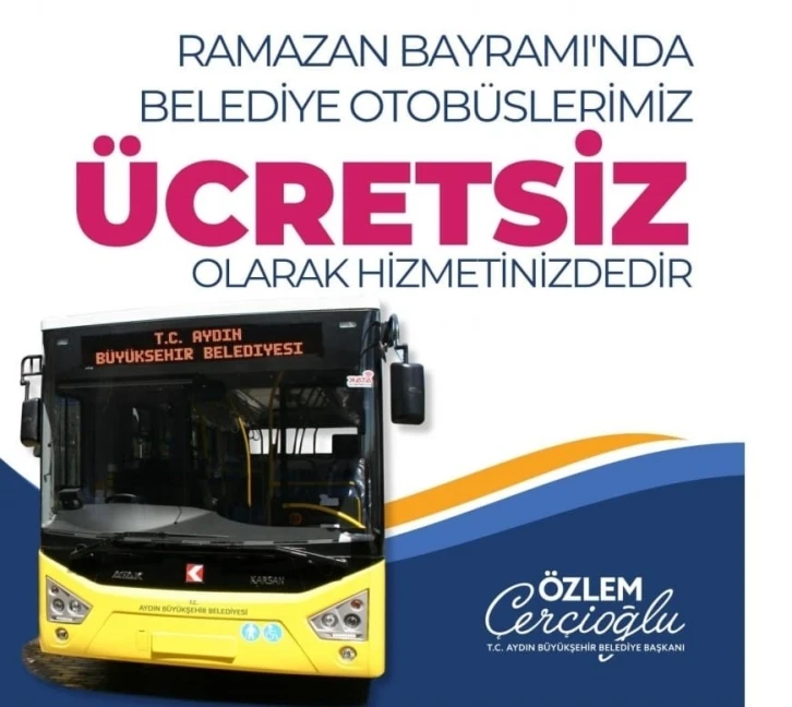 Sarı civciler bayram boyunca ücretsiz olacak
