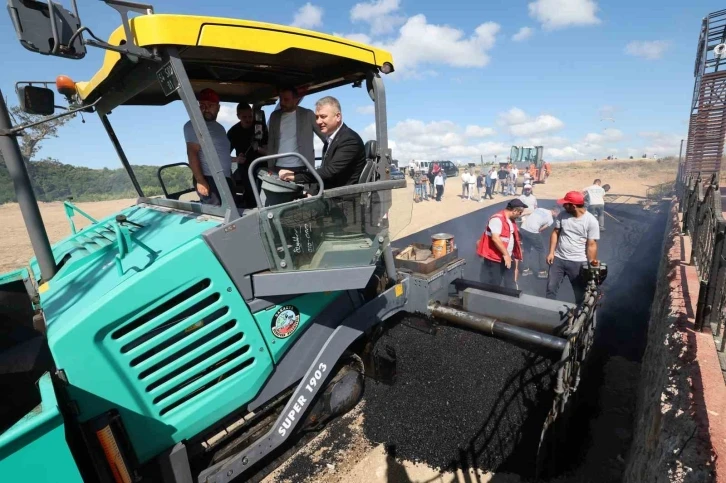 Serdivan Kırantepe yolu asfalt çalışmaları başladı
