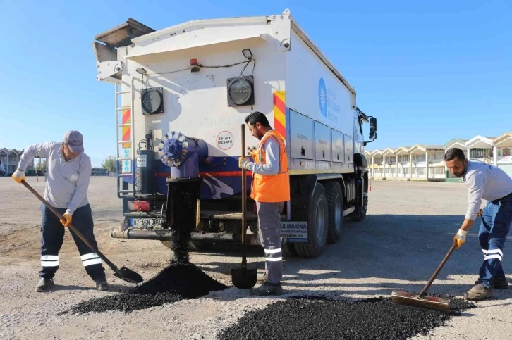 Serik Çandır Toptancı Hali’nde yenileme çalışmaları
