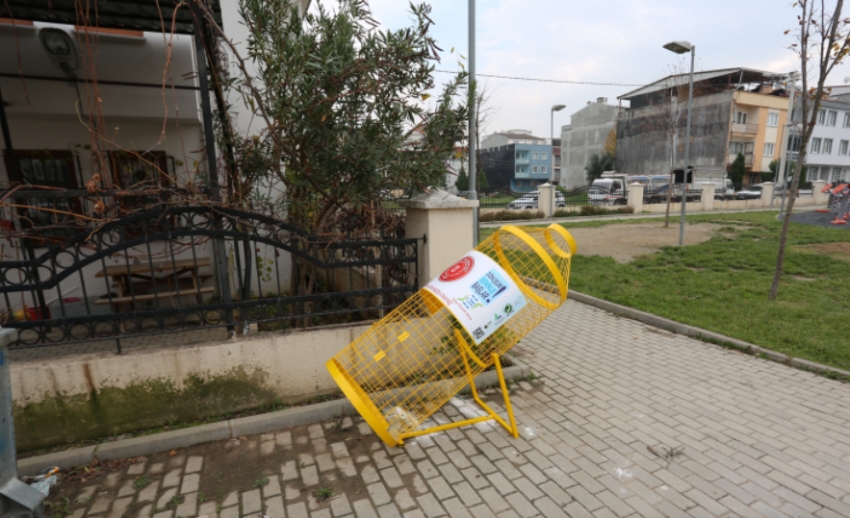 Gursu'da pet şişe kafesleri oluşturuldu