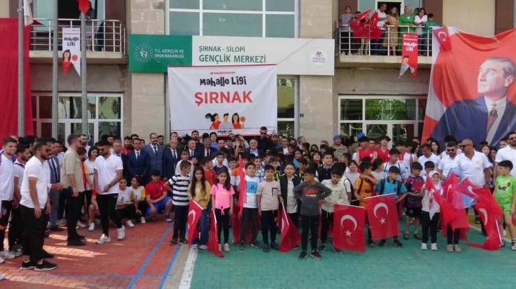 Silopi’de 300 sporcunun katıldığı ’Mahalle Ligi’ başladı
