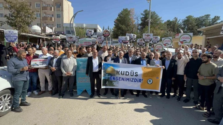 Silopi’den İsrail terörüne tepki
