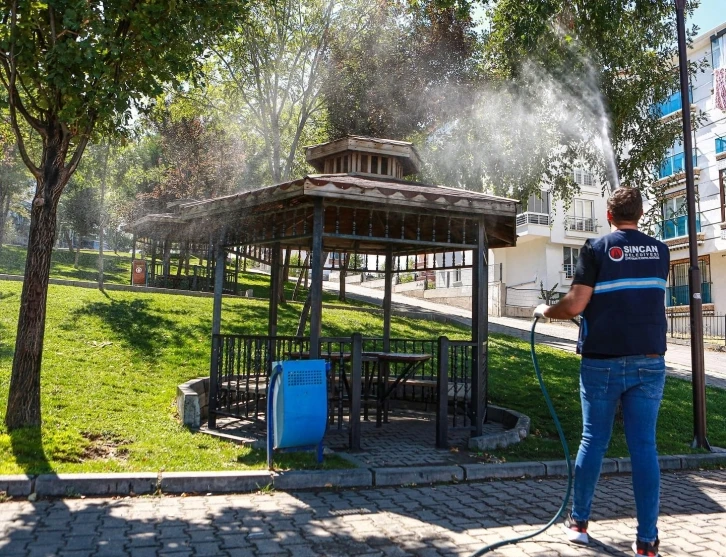 Sincan Belediyesi ilaçlama çalışmalarını sürdürüyor
