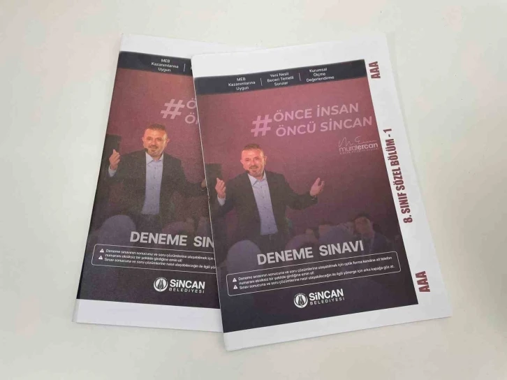 Sincan Belediyesi, ortaokullarda LGS deneme sınavı yaptı
