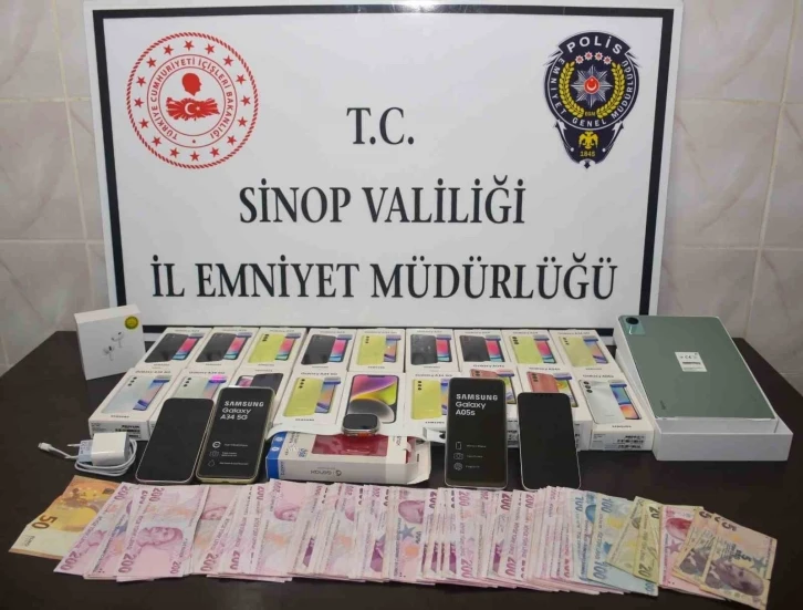 Sinop’ta işyerinden hırsızlık zanlıları yakalandı
