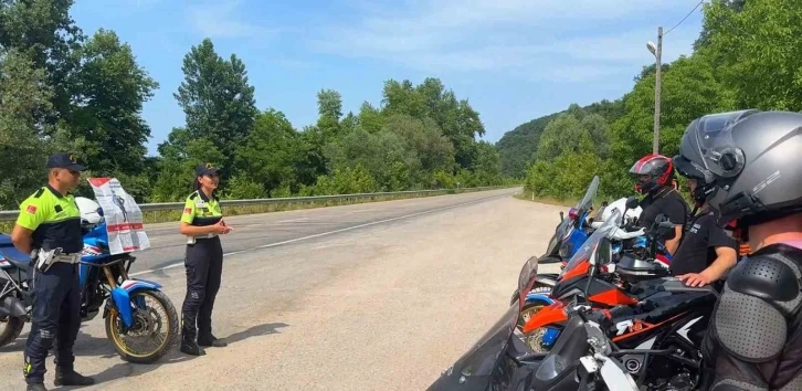 Sinop’ta jandarma trafik denetimi
