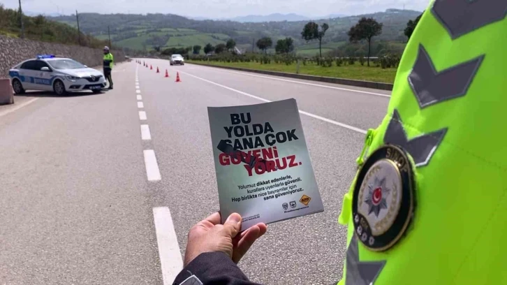 Sinop’ta Ramazan Bayramı trafik denetimleri
