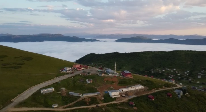 Sis Dağı’ndan sis denizi manzaraları
