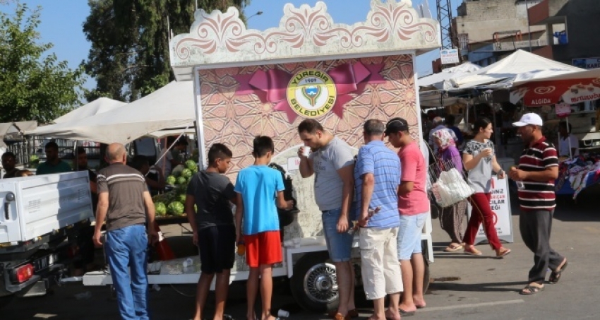 Soğuk limonata çeşmesi hizmeti