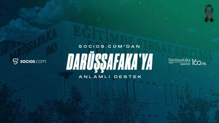 Socios.com’dan Darüşşafaka’ya anlamlı destek
