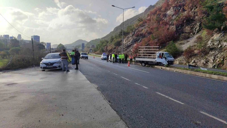 Söke’de zincirleme kaza: 1 yaralı
