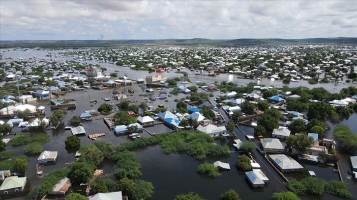 Somali'nin güney bölgelerinde şiddetli yağışlar nedeniyle 