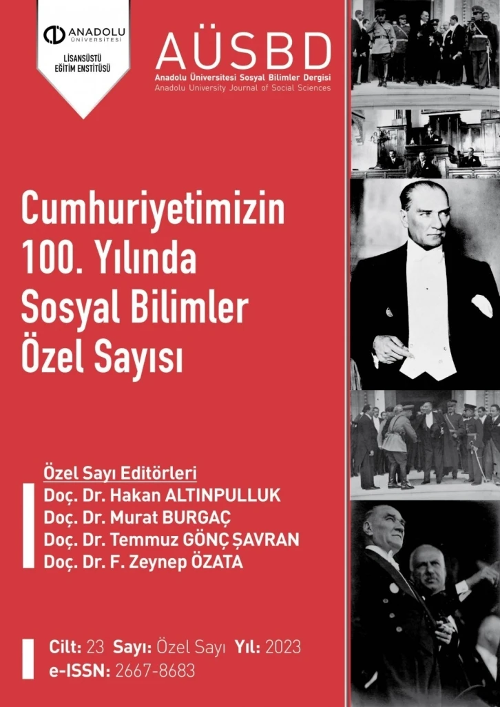 Sosyal Bilimler Dergisi’nin Cumhuriyetin 100. yılına özel sayısı çıktı
