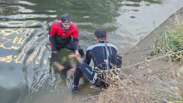 Sulama kanalına giren yabancı uyruklu şahıs hayatını kaybetti
