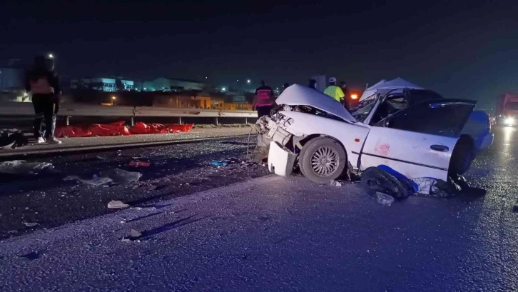 TAG otoyolunda feci trafik kazası