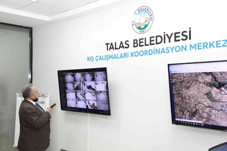 Talas’ta kış mesaisi başladı
