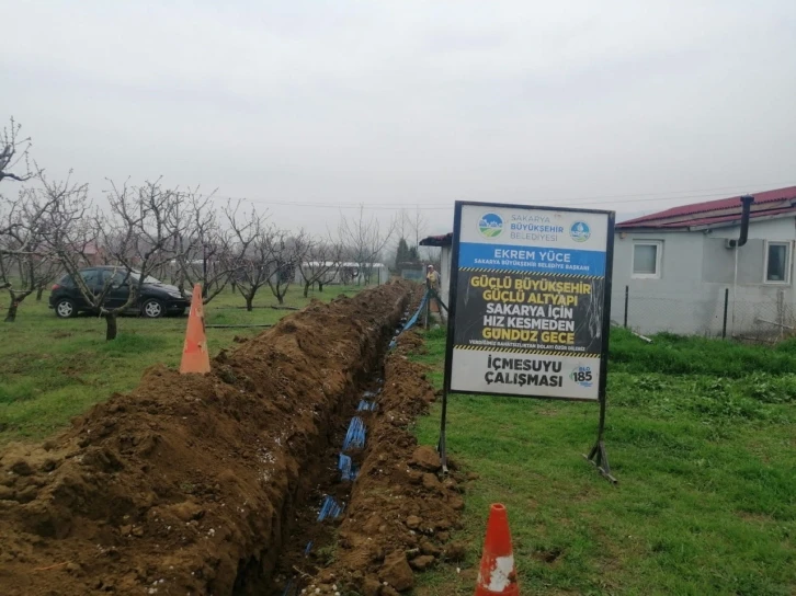 Tarım ve hayvancılığın yoğun olduğu o bölgeye yeni su hattı
