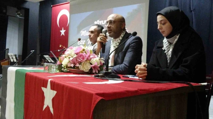 Tavşanlı’daki panelde "Filistin Tarihi ve Son Gelişmeler" anlatıldı
