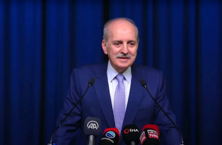 TBMM Başkanı Kurtulmuş: “Dünyayı uzunca bir süredir yöneten bu zihniyet artık iflas etmiş, insanlığı da büyük bir çöküşe doğru sürüklemektedir”
