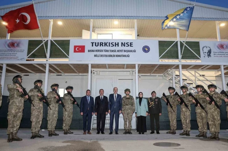 TBMM Başkanı Kurtulmuş, EUFOR Türk Temsil Heyeti Başkanlığını ziyaret etti