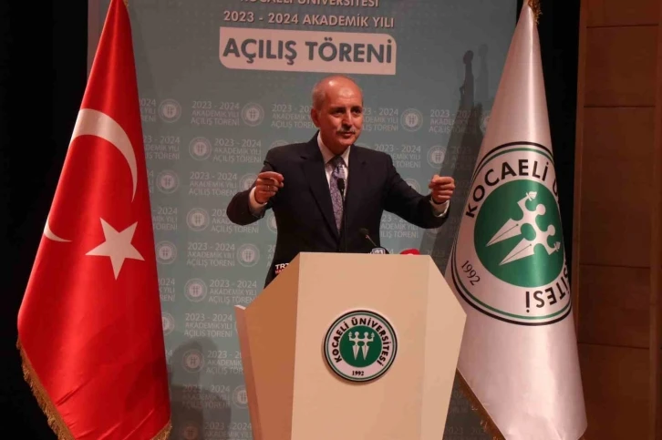 TBMM Başkanı Kurtulmuş: "Şu anda biz konuşurken de Filistin’e bombalar atılıyor"
